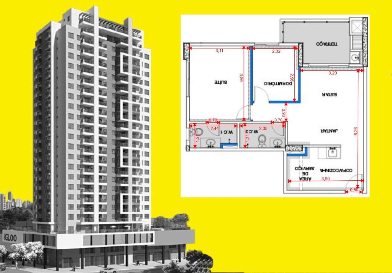 I055B- Harmony Home, 2 Quartos Com Garagem Curitiba Bagian luar foto